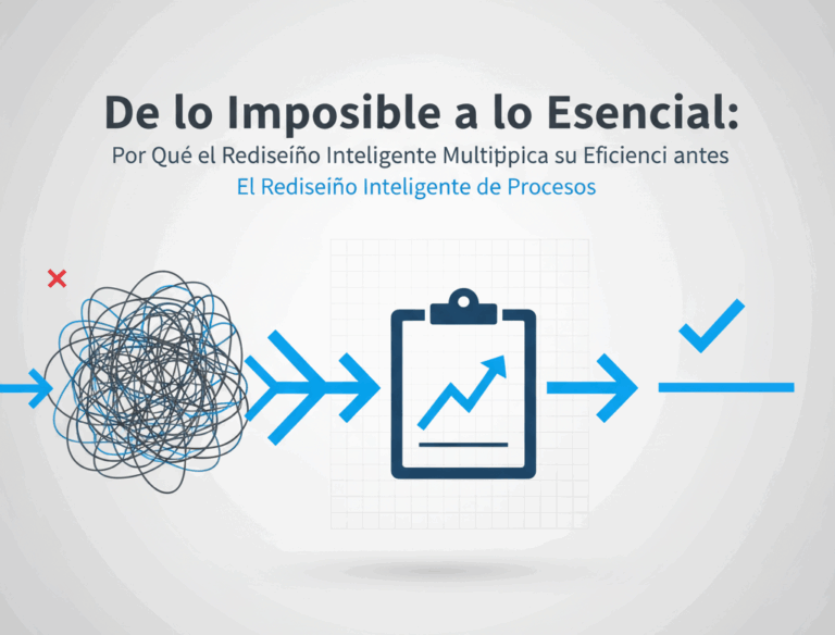 De lo Imposible a lo Esencial: Por Qué el Rediseño Inteligente Multiplica su Eficiencia Antes de Automatizar