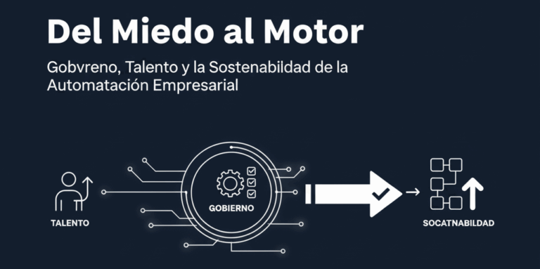 Del Miedo al Motor: Gobierno, Talento y la Sostenibilidad de la Automatización Empresarial